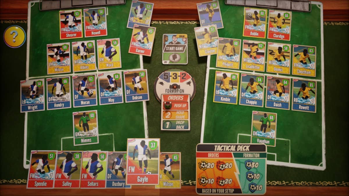 Gert Lush Gaming manages player cards and formations in the Nutmeg pre-game tactics screen.