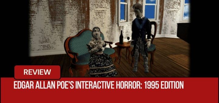 Gert Lush Gaming observes two tense characters discussing in a moldy, aged 1995 horror environment.