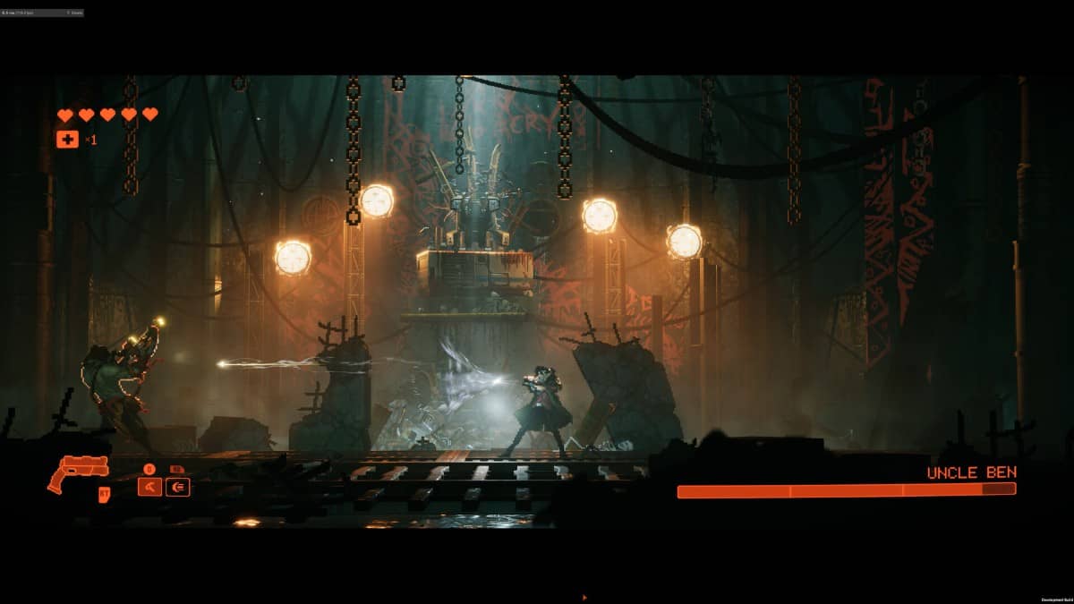 Reach faces off against the gritty Uncle Ben boss in this dark Replaced scene from Gert Lush Gaming.
