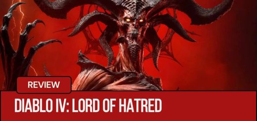 Mephisto strikes his iconic cover art pose in Diablo IV Lord of Hatred on Gert Lush Gaming.