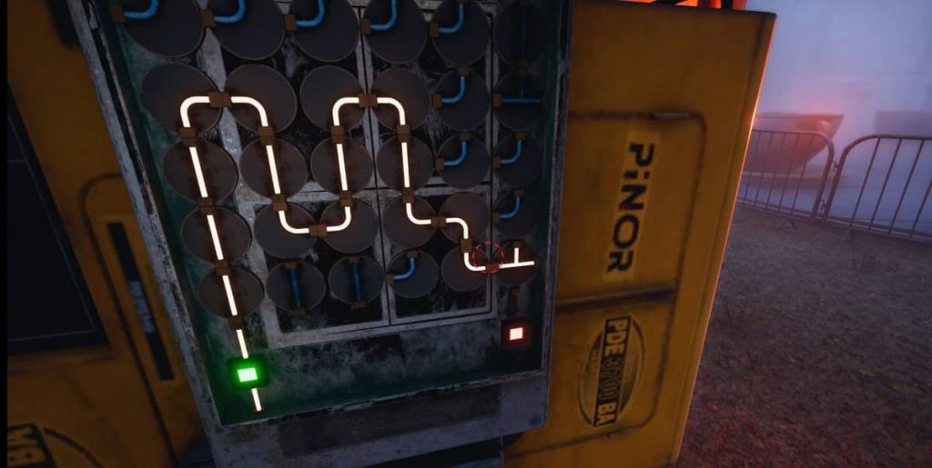 Gert Lush Gaming solves a complex rotating pipe puzzle to direct electricity in EMOTIONLESS : The Last Ticket.