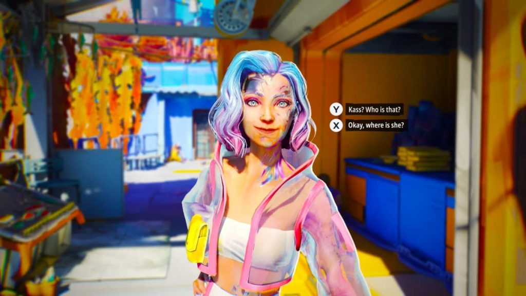 Gert Lush Gaming chats with one of the many colorful characters found throughout Tides of Tomorrow.