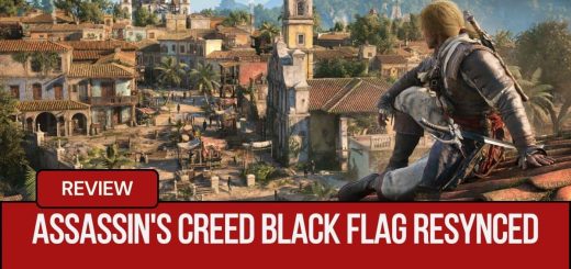 Gert Lush Gaming captures Kenway relaxing on a colonial rooftop overlooking the sprawling town in Assassin's Creed Black Flag.