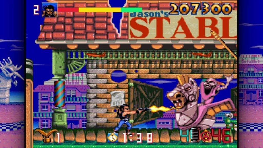 Gert Lush Gaming showcases colorful sprites fighting a horse rider.