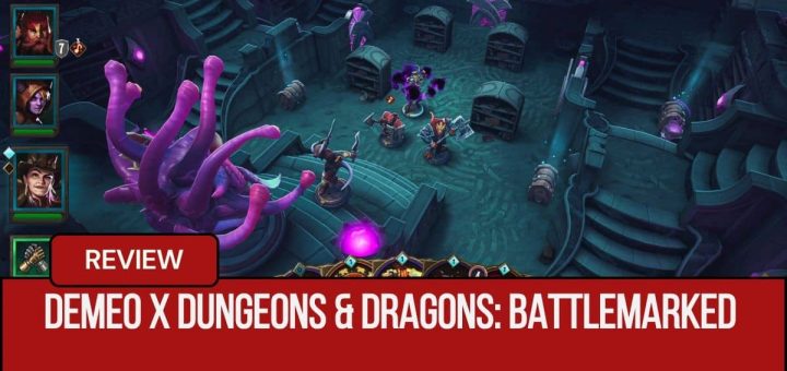 Gert Lush Gaming battles a giant purple beholder in Demeo x Dungeons & Dragons: Battlemarked.
