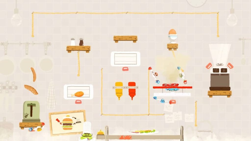 Gert Lush Gaming checks out the lively kitchen level action in Heave Ho 2.