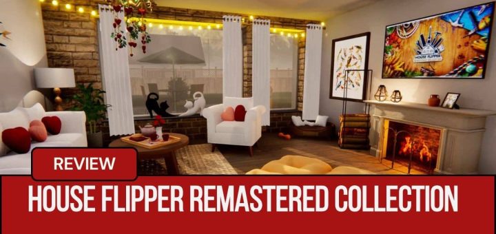 Gert Lush Gaming showcases a trendy, fully decorated living room in House Flipper Remastered Collection.