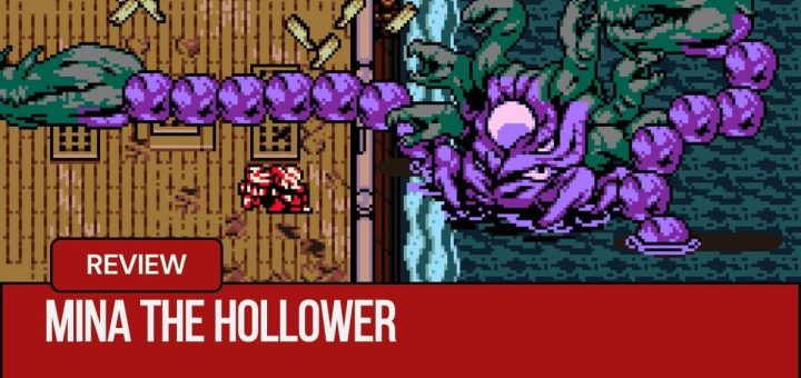 Gert Lush Gaming reviews Mina the Hollower as Mina battles the Kraken boss while it smashes the ship.