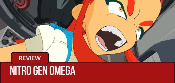 A character screams directly into the camera in this intense shot from Nitro Gen Omega on Gert Lush Gaming.