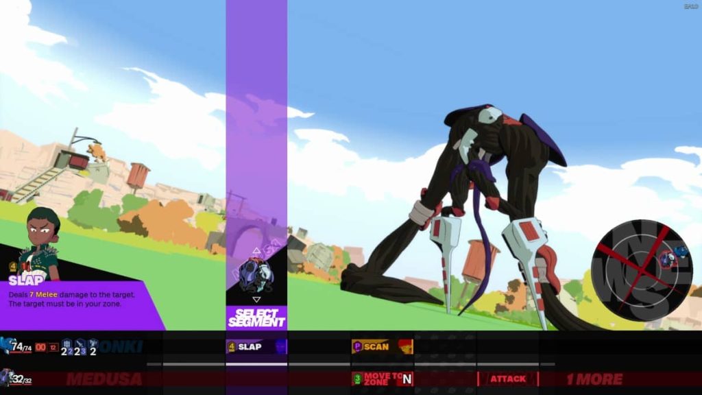 Gert Lush Gaming displays the strategic turn-based combat and attack sequences in Nitro Gen Omega.