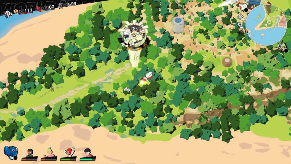 Gert Lush Gaming showcases the vibrant forests and oceans visible while flying a ship in Nitro Gen Omega.