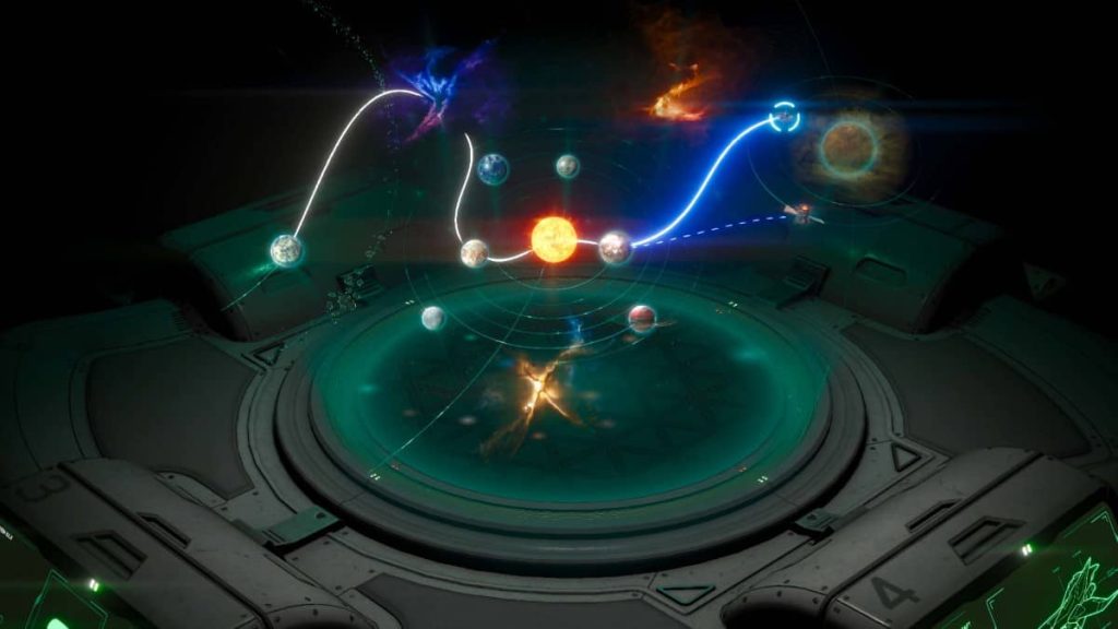Gert Lush Gaming views the computer-generated 3D planet map in Star Fox Switch 2.