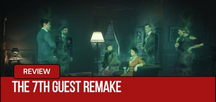 The 7th Guest Remake features haunting, detailed spirits gathered in the study, as captured by Gert Lush Gaming.